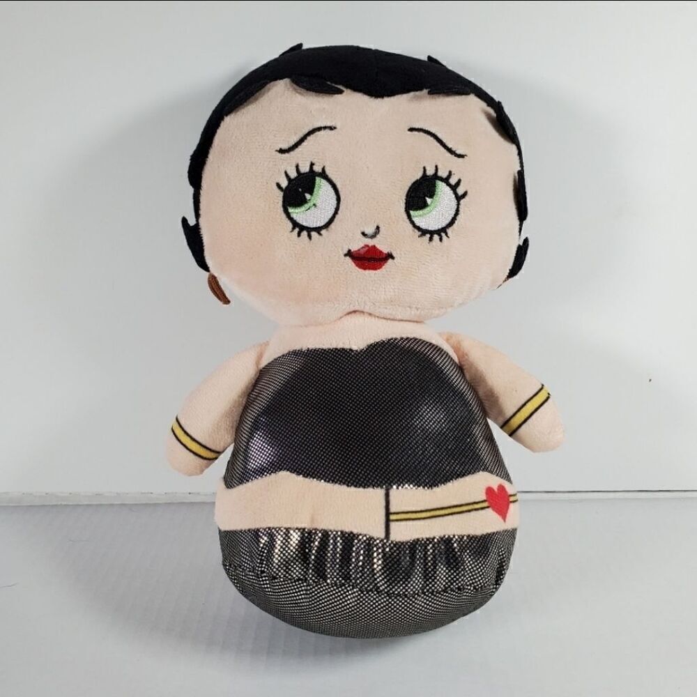 Betty Boop Plush Doll with bean bottom. 10-11" tall. Collection